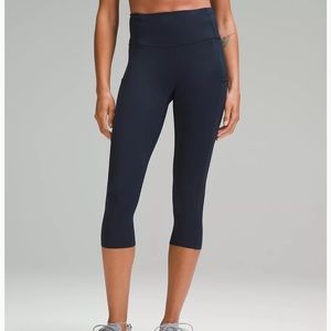Lululemon Fast and Free High-Rise Crop 19"